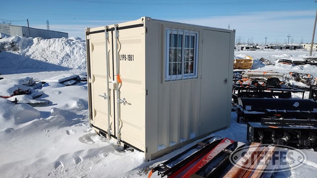 Portable container shed